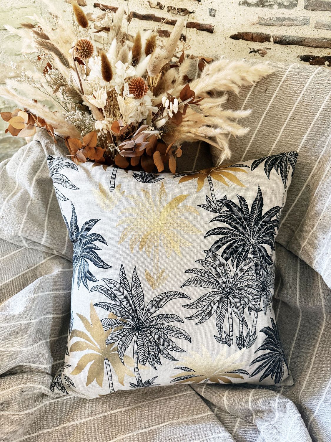 Coussin ARBRES DORES