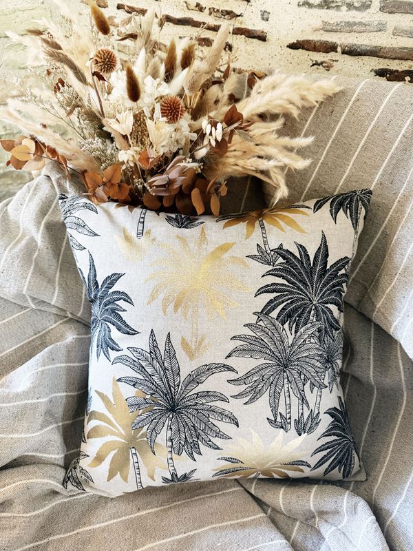 Coussin ARBRES DORES