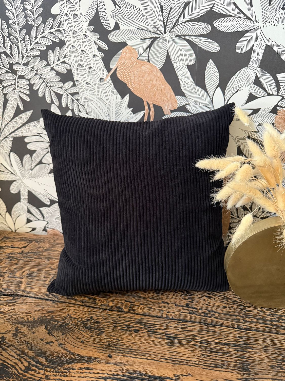 Coussin VELOUR NOIR