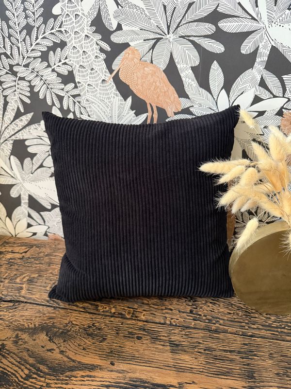 Coussin VELOUR NOIR