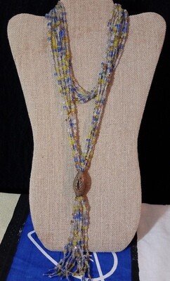 Pastel Color Beads Long Necklace