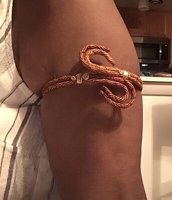 Kitenge Warrior Arm Bracelet