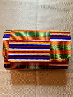 Ghana Ankara Fabric Mini Clutch Purse