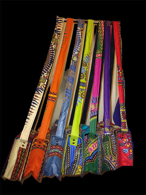 Ghana Ankara Print Angelina Fabric Handbag/Cross Body Bag