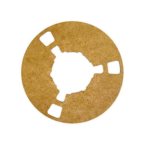Hardboard spool side Hardboard spool side