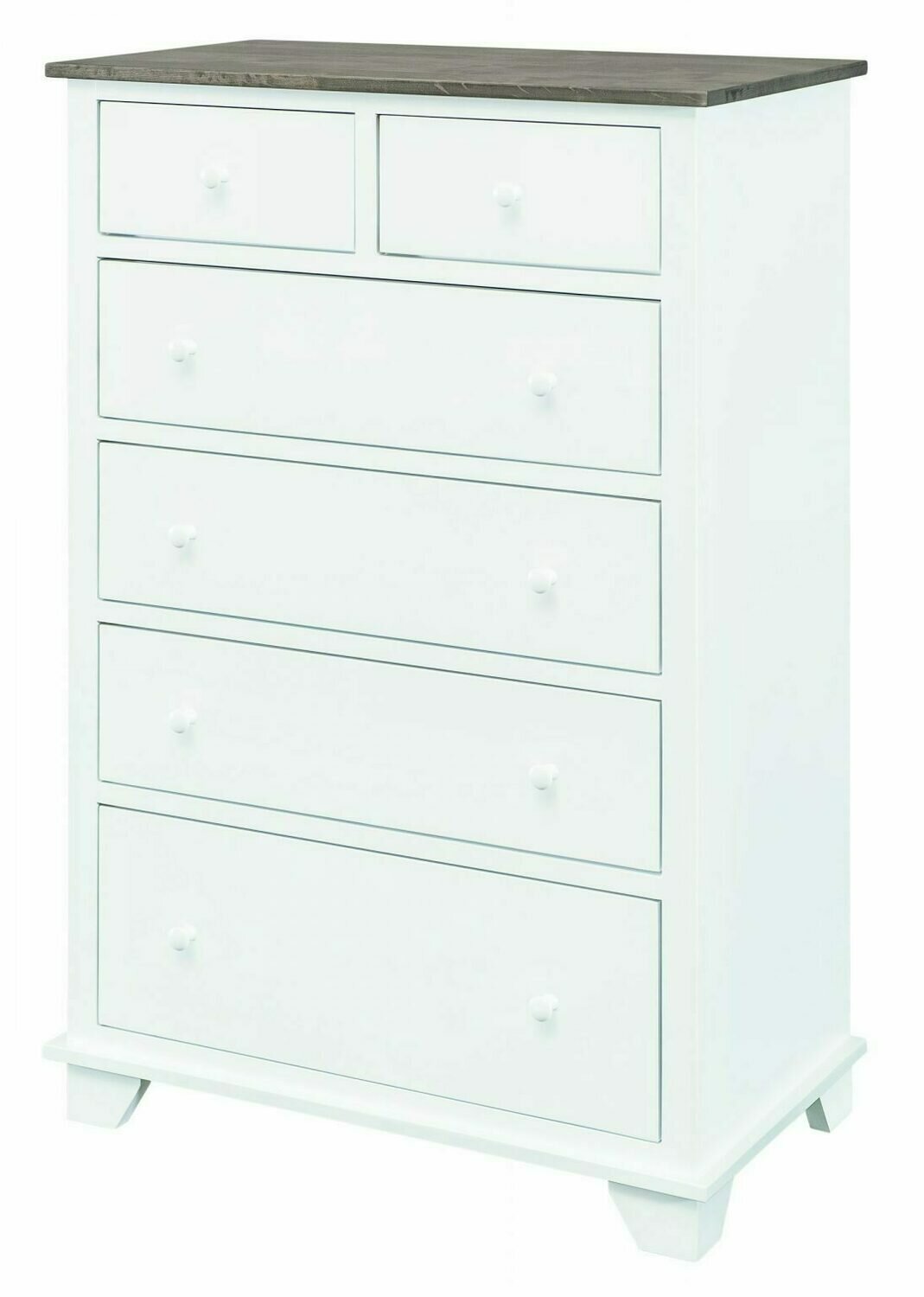 Archbold Portland Two-Tone 6 Drawer Chest