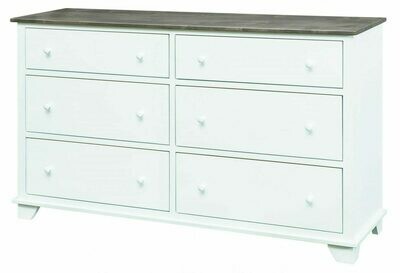 Archbold Portland Two-Tone 6 Drawer Dresser