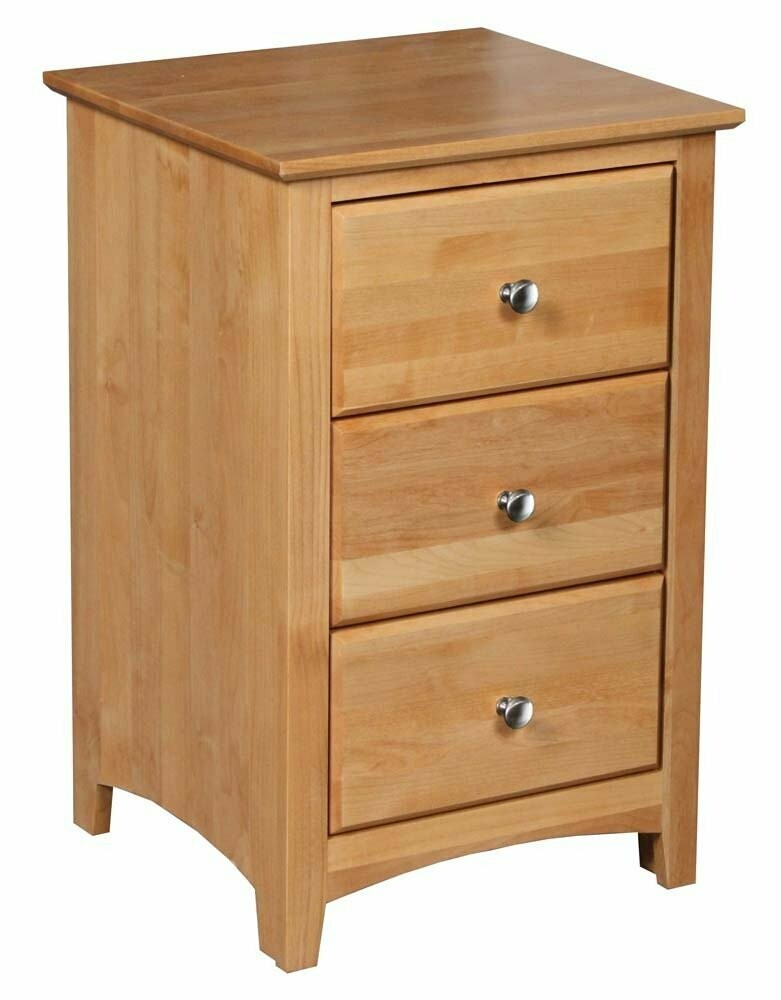 Archbold Shaker 3 Drawer Nightstand