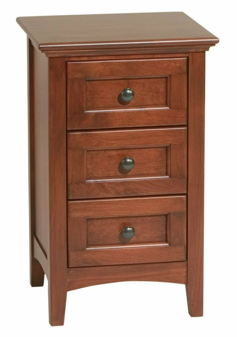 Whittier McKenzie Small 3-Drawer Nightstand