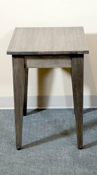 Dinec Wire Brushed End Table