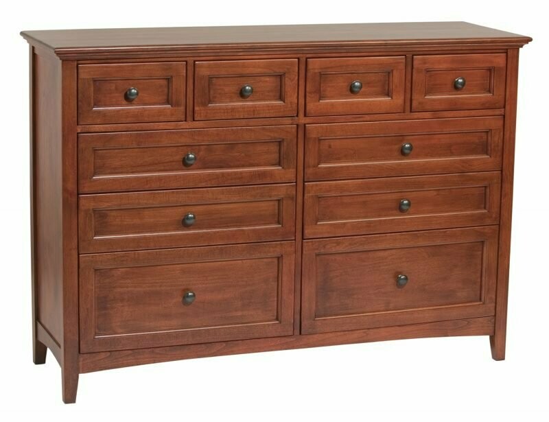 Whittier McKenzie 10-Drawer Dresser