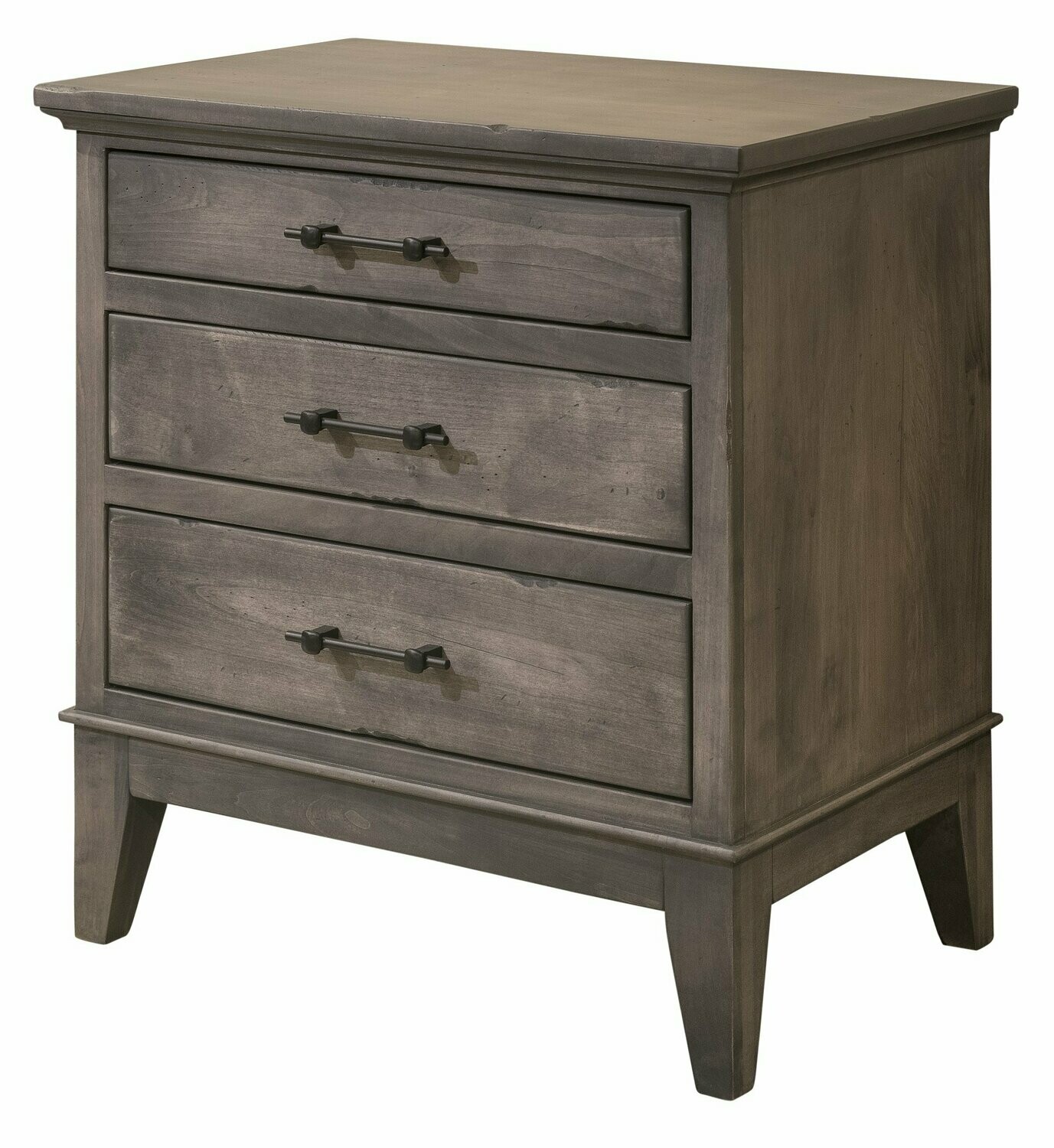 Yutzy Woodworking Cortland 3-Drawer Nightstand