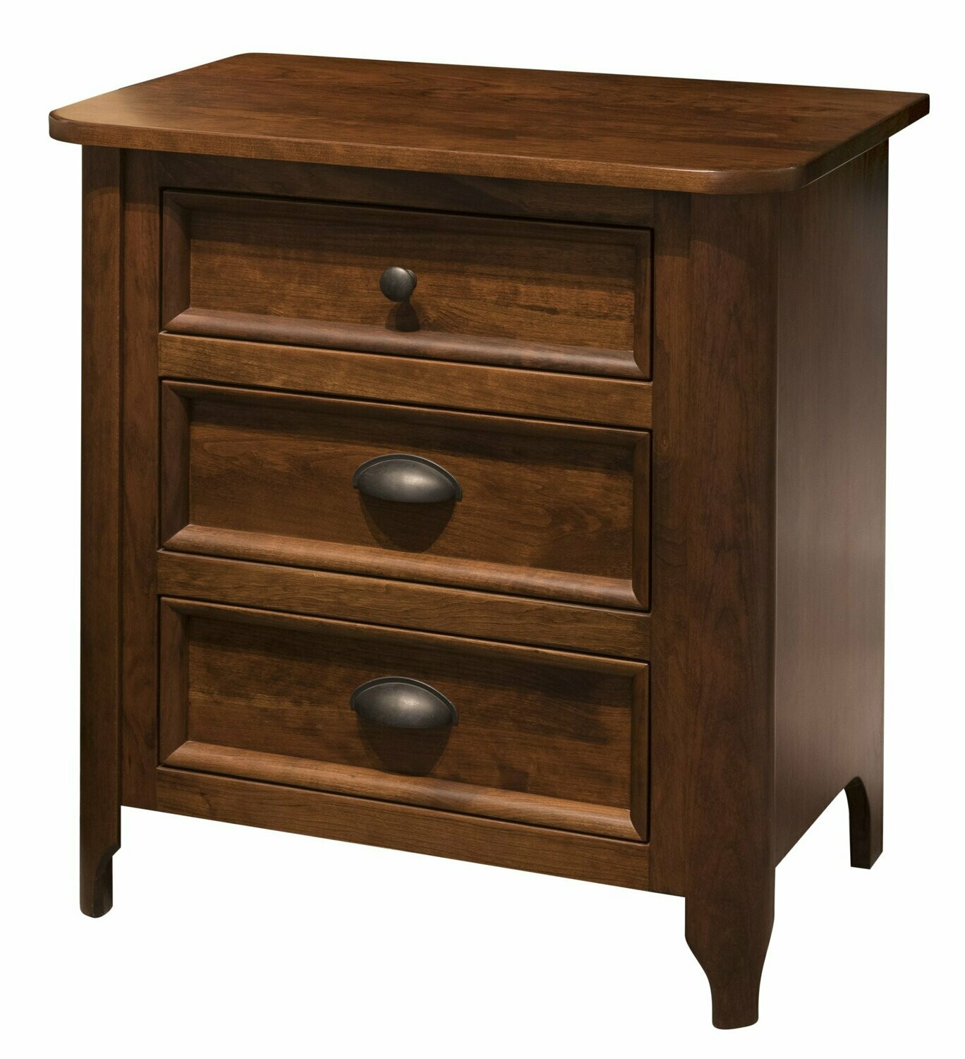 Yutzy Woodworking Hudson 3-Drawer Nightstand