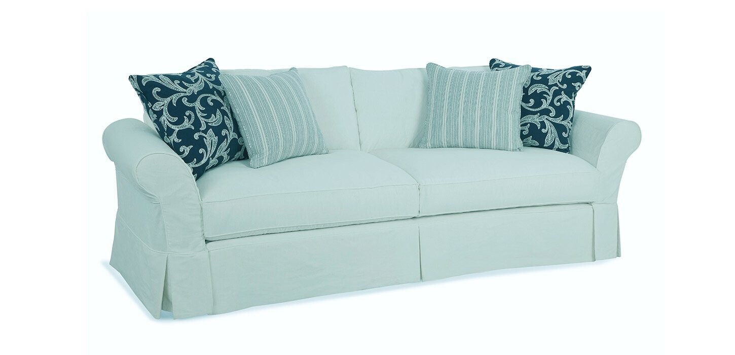 Four Seasons Alyssa Slip Covered Sofa