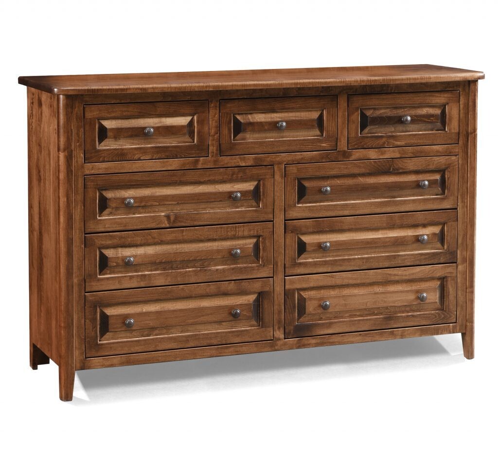 Amish Essentials Carson 9 Drawer Dresser
