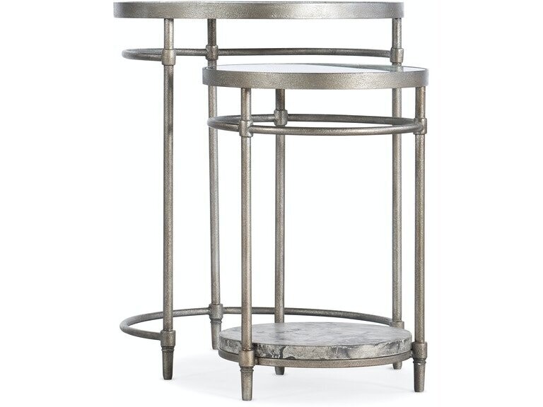 Hooker Glass Top Nesting Tables