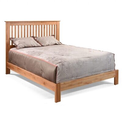 Archbold Shaker Slat Bed with Low Footboard