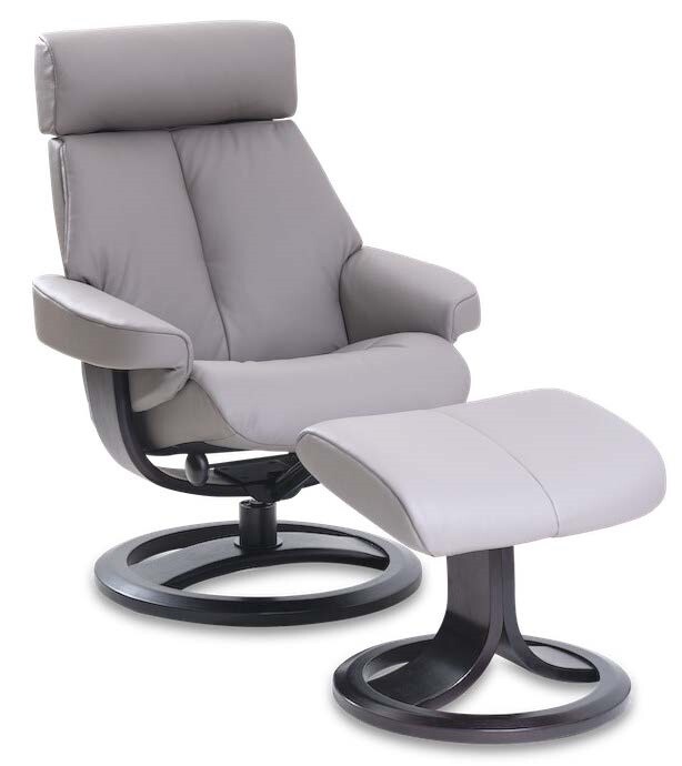 IMG Nordic-85 Standard Swivel Recliner With Footstool