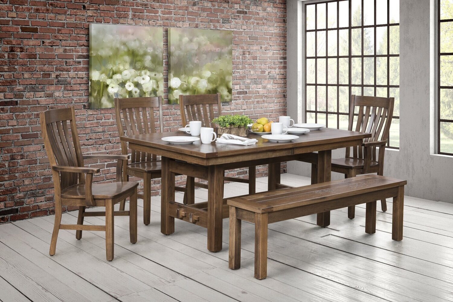 Trailway 48x72 Extendable Dining Table