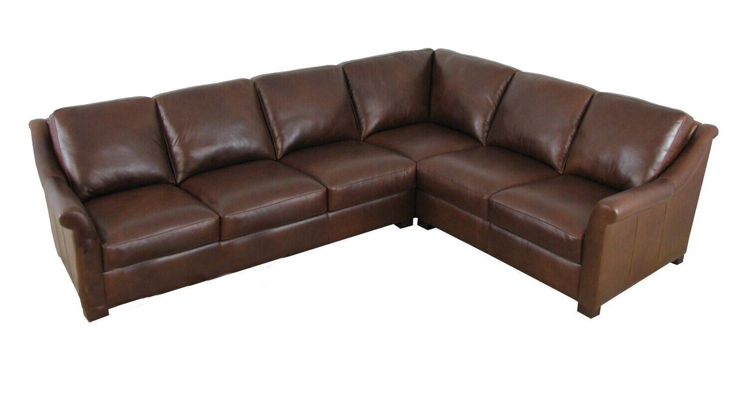 Soft line leather on sale sectional