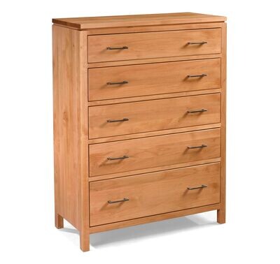 Archbold 2 West Contemporary 5 Drawer Wide Chest