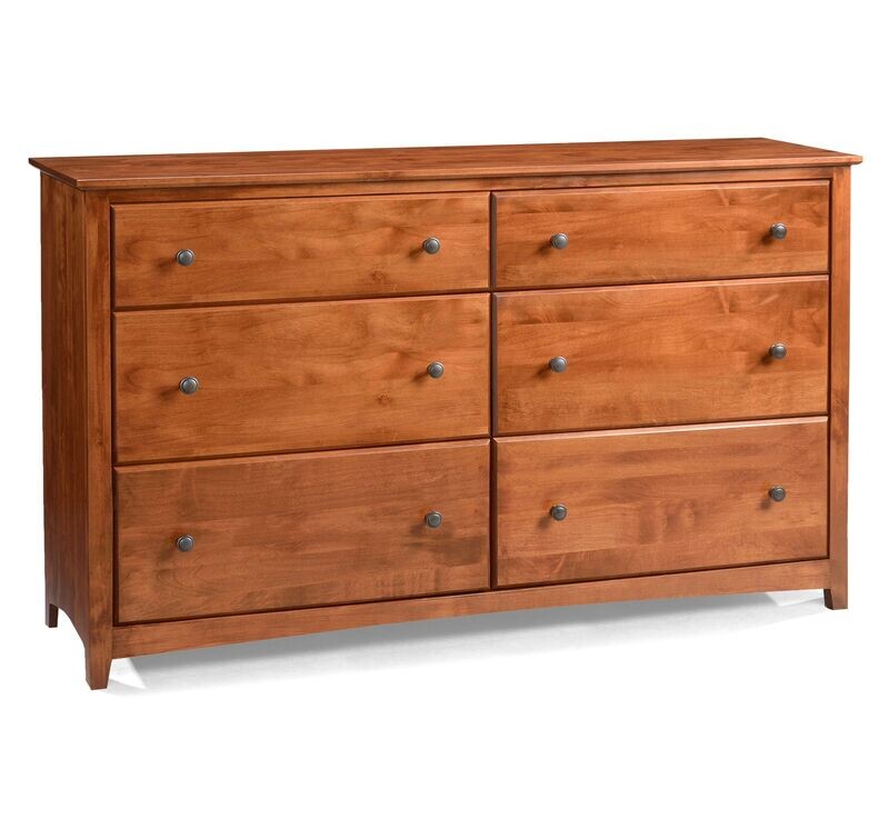 Archbold Shaker 6 Drawer Double Dresser Archbold Shaker 6 Drawer Double Dresser