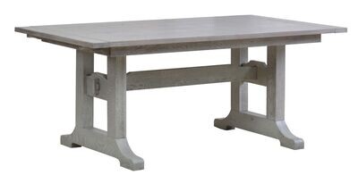Yutzy Woodworking Mission Trestle Table