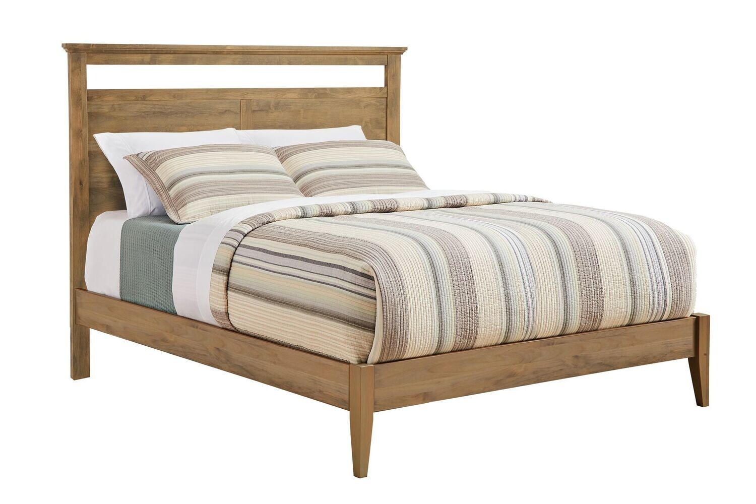 Emmerson Bedframe with Low Footboard, Size: Twin, Frame Type: Slats