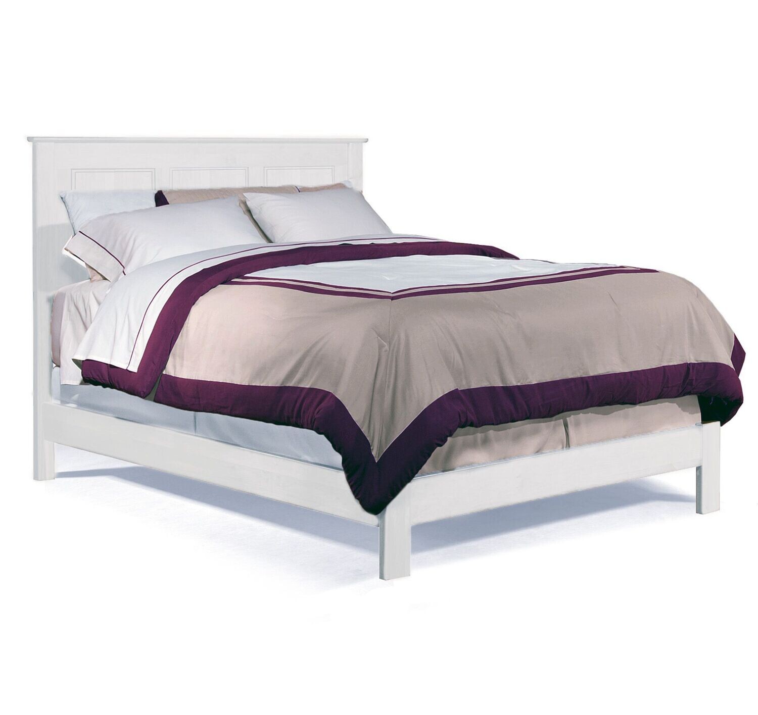 Archbold Raised Panel Bedframe, Size: Twin