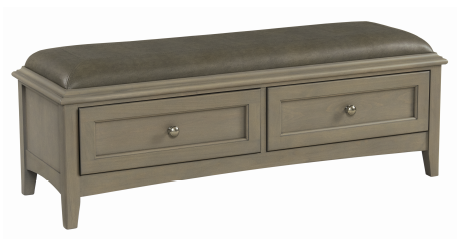 Whittier McKenzie 2-Drawer Bench