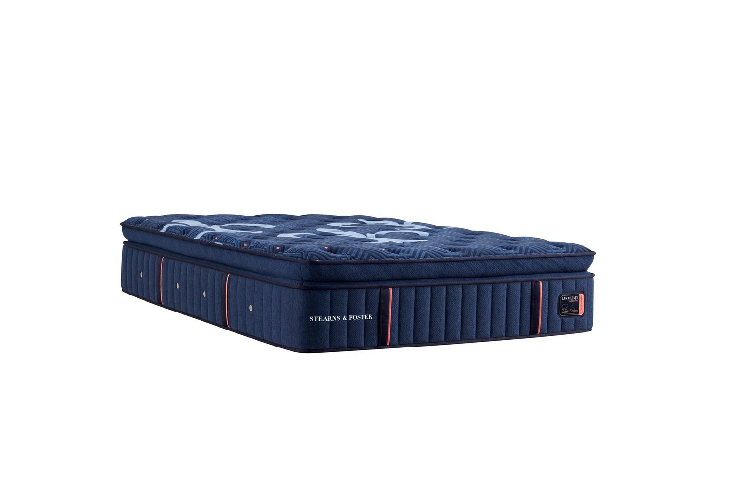Stearns and Foster Lux Estate Firm Pillow Top, Size: Queen, Add a Base: No Base
