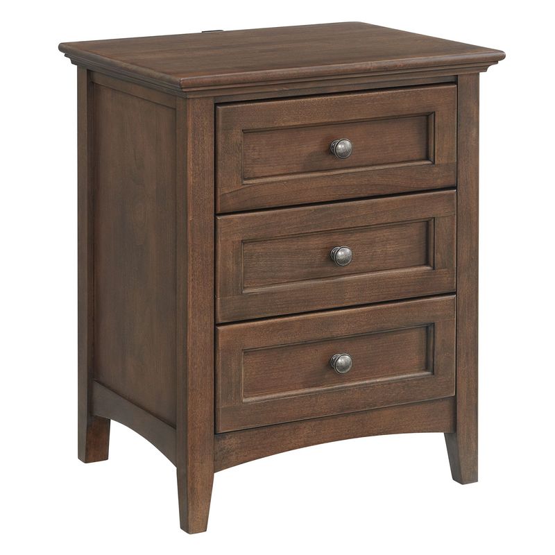 Whittier McKenzie 3-Drawer Nightstand