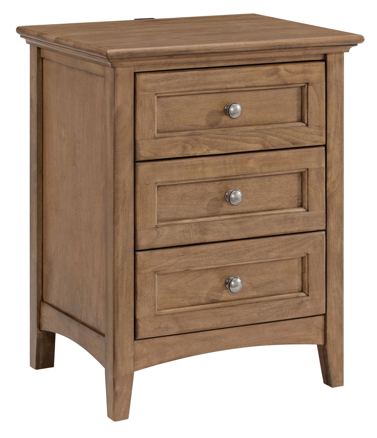 Whittier McKenzie 3-Drawer Nightstand