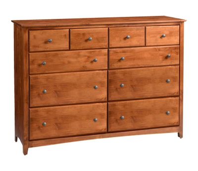 Archbold Shaker 10 Drawer Tall Dresser Archbold Shaker 10 Drawer Tall Dresser