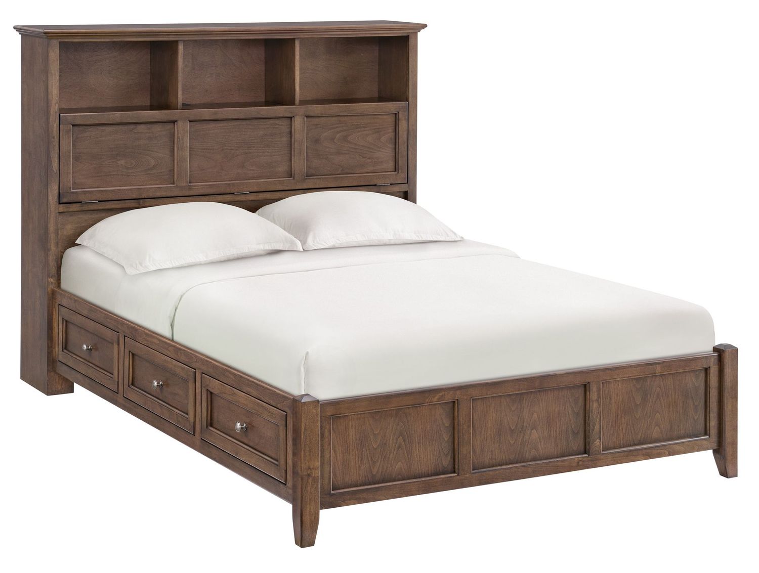 Whittier McKenzie Bookcase Storage Bed