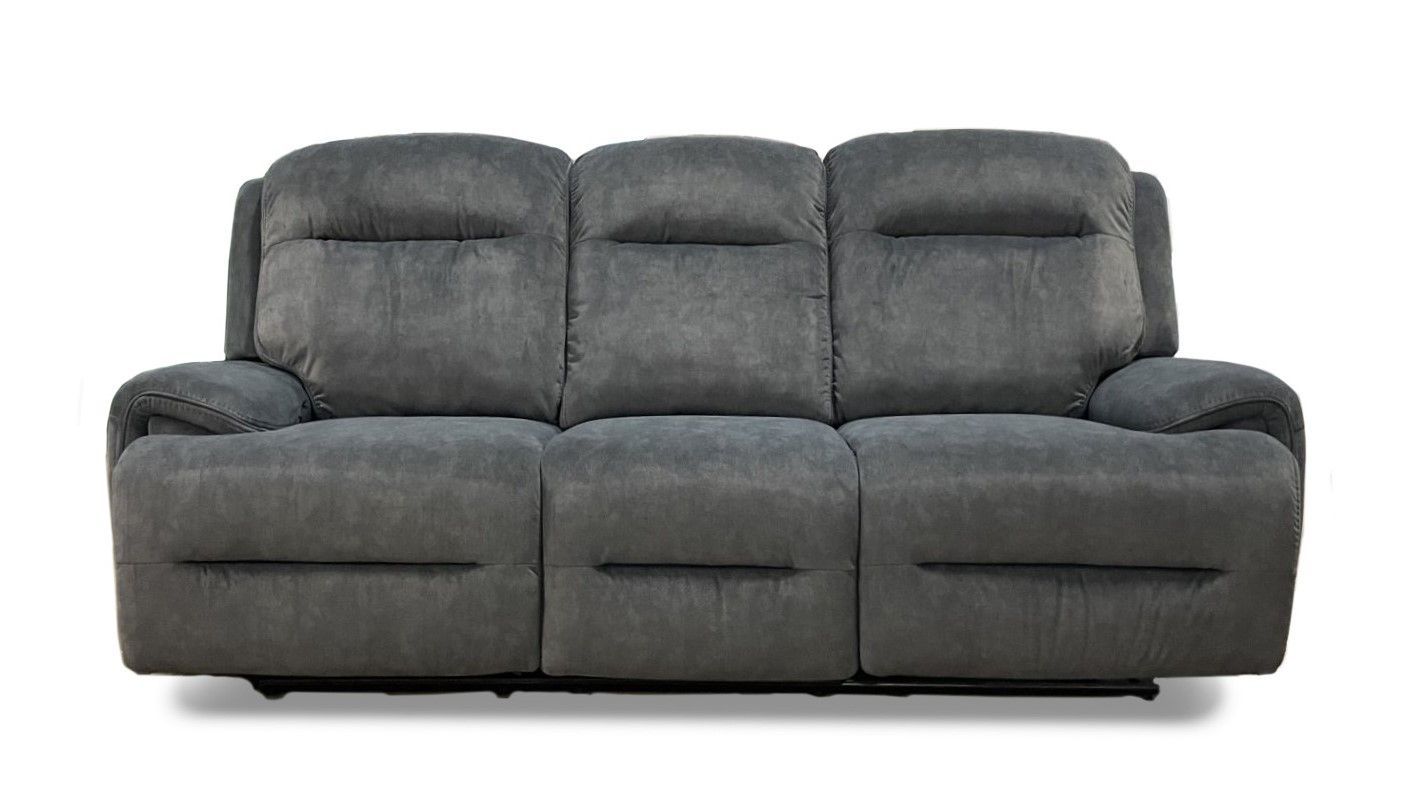 Designs Direct Power Reclining Sofa with Power Headrest