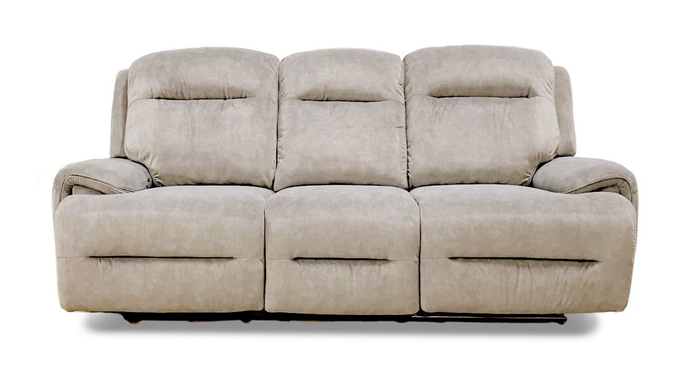 Designs Direct Power Reclining Sofa with Power Headrest