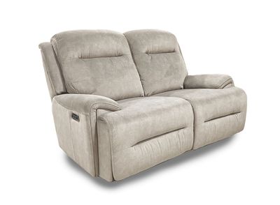 Designs Direct Reclining Loveseat with Power Headrest