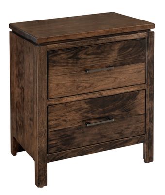 Amish Essentials Maverick 2 Drawer Nightstand Amish Essentials Maverick 2 Drawer Nightstand