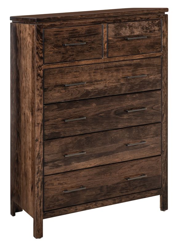 Amish Essentials Maverick 6 Drawer Chest Amish Essentials Maverick 6 Drawer Chest