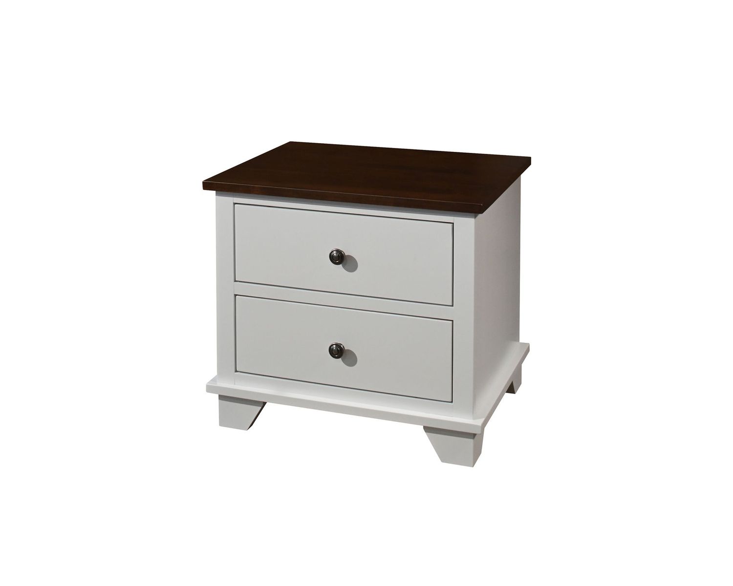 Archbold Portland Two Drawer Low Nightstand