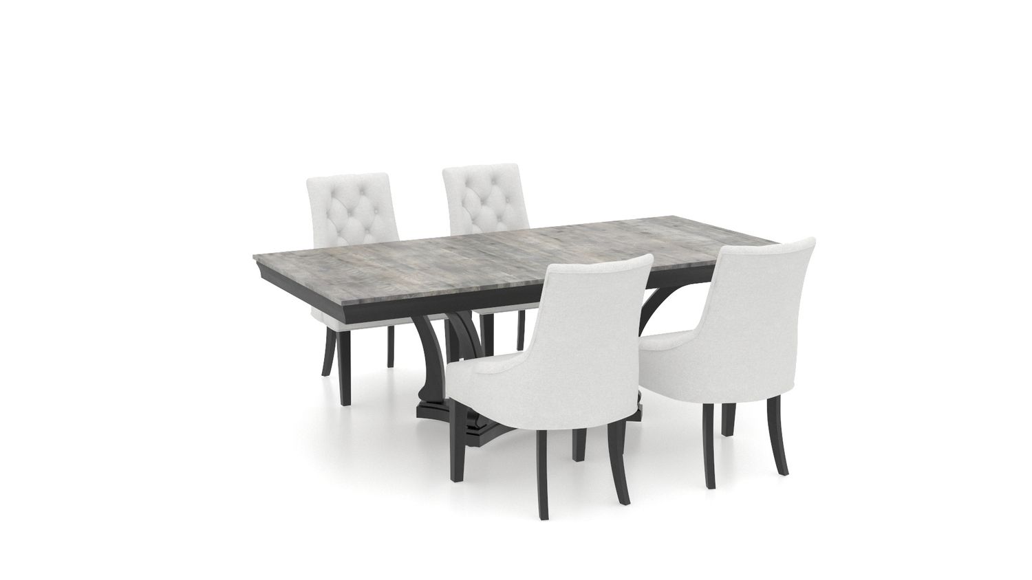Canadel Classic 42x88 Dining Table with 4 Chairs