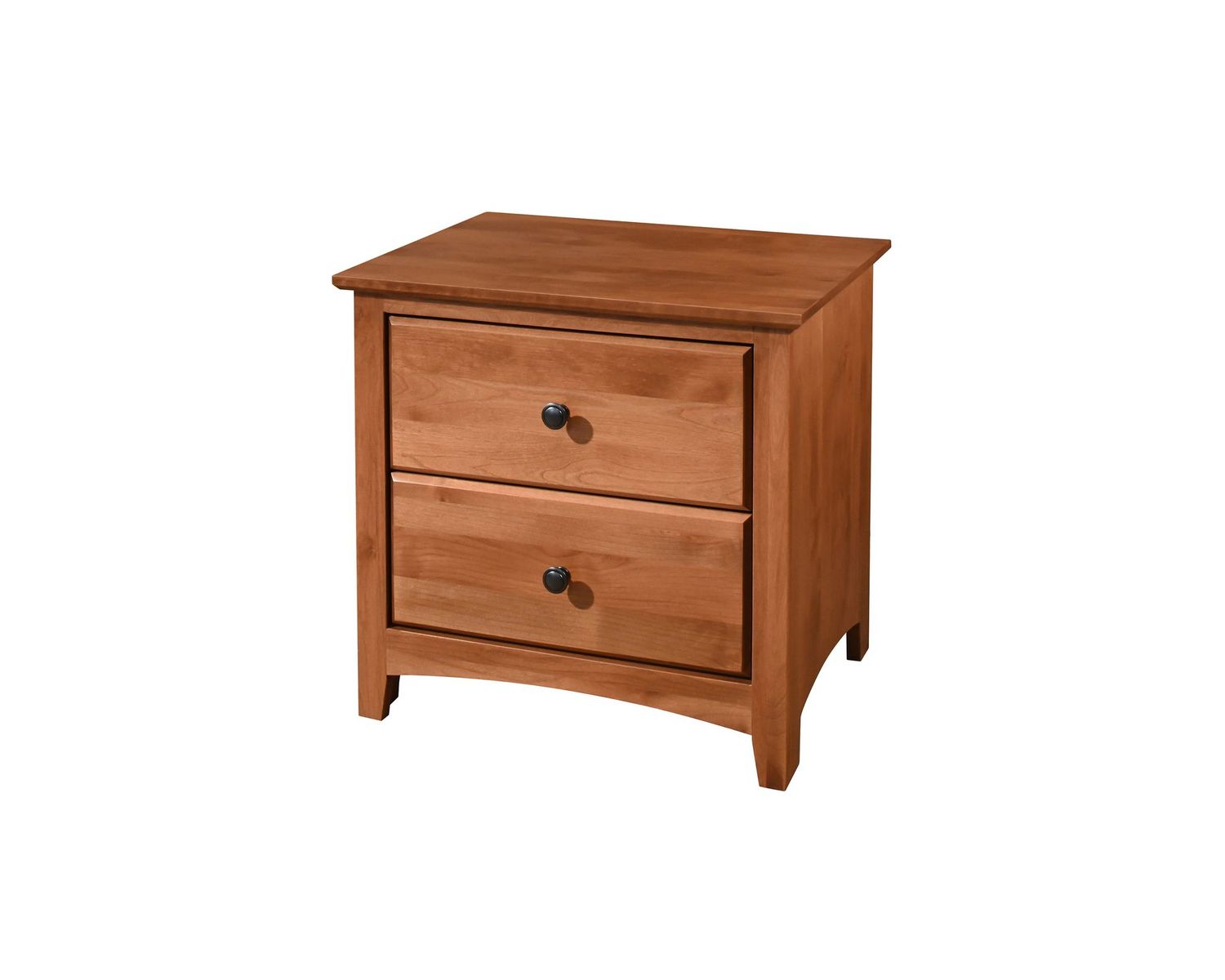 Archbold Shaker 2 Drawer Low Nightstand