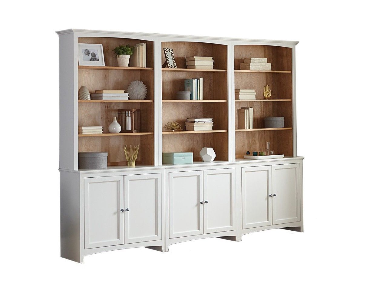 Whittier Bookcase 6pc Wall Unit