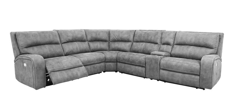 MACA 5168 Power Reclining Sectional with Power Headrest MACA 5168 Power Reclining Sectional with Power Headrest