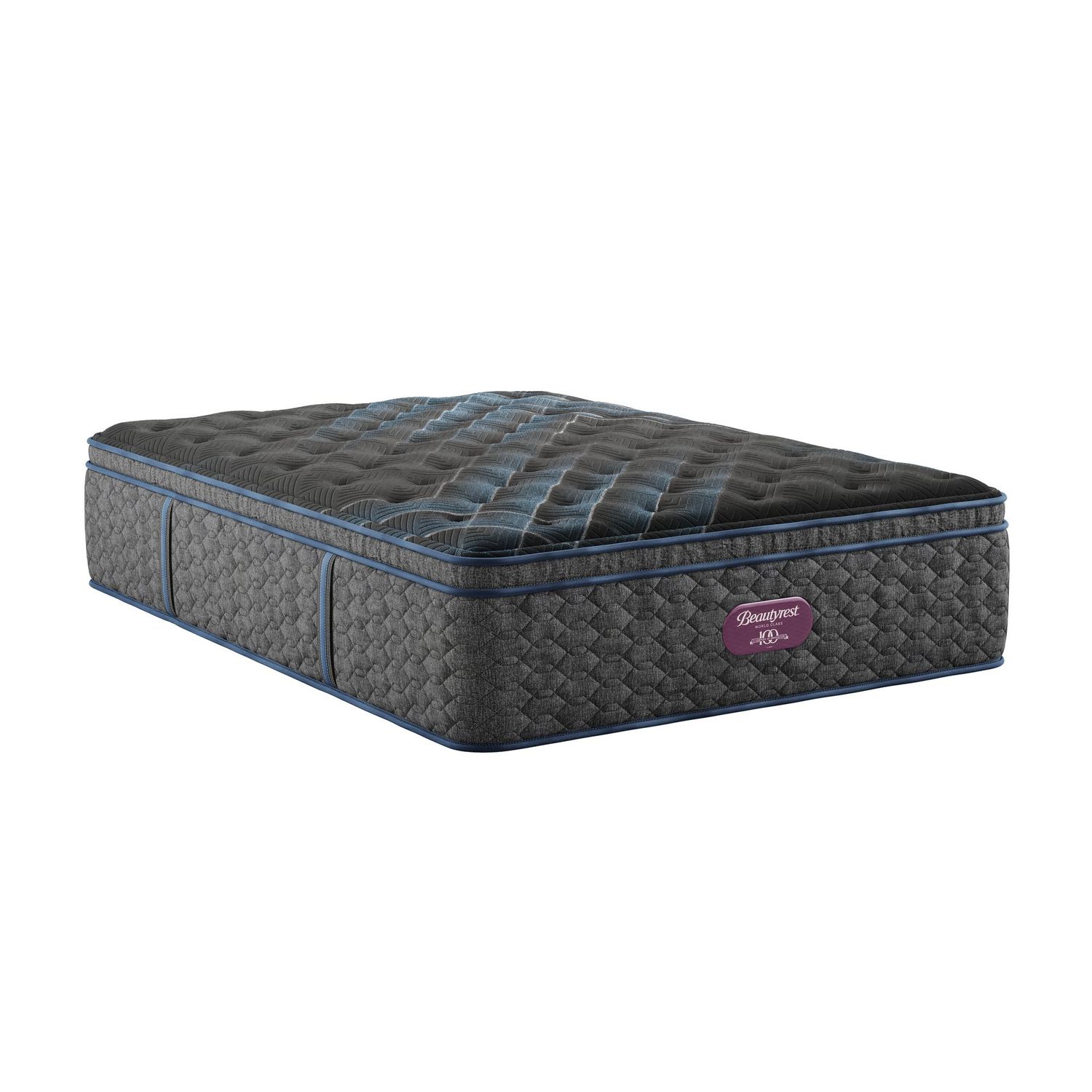 BeautyRest World Class Level 4 Plush Pillow Top, Size: Queen, Add a Base: No Base