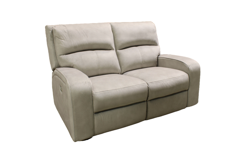 MACA 5168 Aspen Latte Reclining Loveseat with Power Headrest MACA 5168 Aspen Latte Reclining Loveseat with Power Headrest