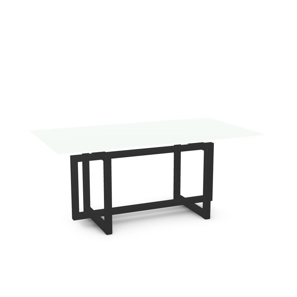 Amisco Ezra Glass Table