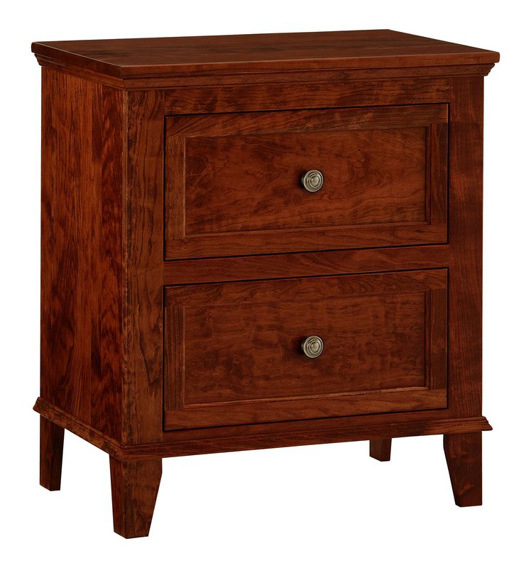 Amish Essentials Belmont 2 Drawer Nightstand Amish Essentials Belmont 2 Drawer Nightstand