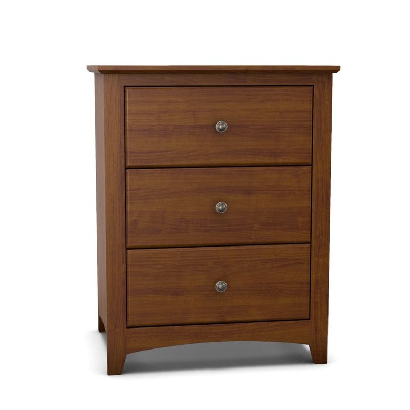 Archbold Shaker 3 Drawer Wide Nightstand